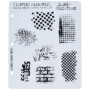 Ensemble de Tampons en Caoutchouc Étirable Tim Holtz - Motif Grunge