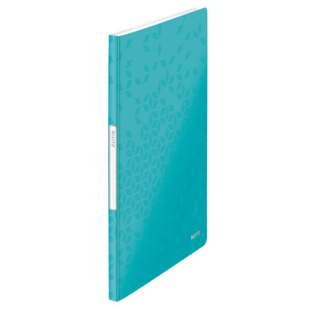 Porte-Vues A4 Leitz avec 20 Pochettes Transparentes - Couverture Souple Menthe
