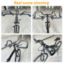 Guidon Papillon UPANBIKE en Aluminium 620mm pour Vélo de Route et VTT