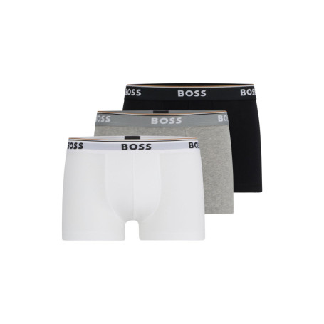 Lot de 3 Boxers Courts BOSS en Coton Stretch avec Logo