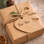 Lot de 120 Étiquettes Cadeaux en Papier Kraft avec Ficelle de Jute - 6 Designs