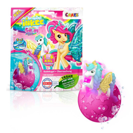 Bombe de Bain Surprise Licorne INKEE - Pétillante et Apaisante pour Enfants