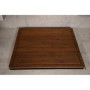 Plaque de Protection en Bambou KESPER - Couvre-plaque de Cuisson Multifonction 56x50 cm