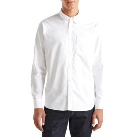 Chemise Oxford en Coton Organique Blanc pour Homme - United Colors of Benetton