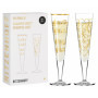 Flûte à Champagne Ritzenhoff Goldnacht - 200 ml, 2 pièces avec Or Véritable