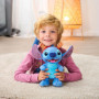 Peluche Disney Stitch avec Support en Bois de Renne - 25 cm
