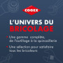 Tendeur Élastique COGEX avec Mousqueton - 1m Rouge/Vert, Charge 18kg
