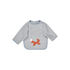 Bavoir à Manches Renard Filou en Coton Absorbant