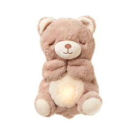 Doudou Ours Apaisant Nuby - Veilleuse Musicale pour Bébé