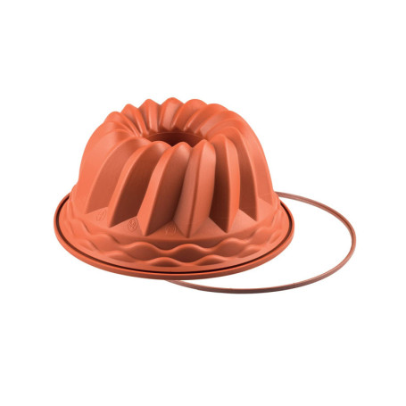 Moule à Gâteau en Silicone GUGELHUPF Silikomart - Antiadhésif, Ø 220 mm, Made in Italy