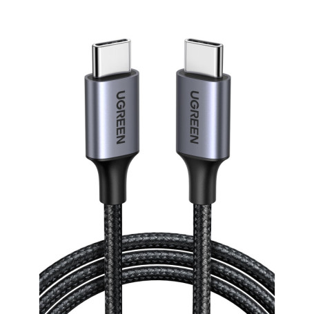 UGREEN Câble USB-C vers USB-C 60W Charge Rapide Nylon Tressé 3M