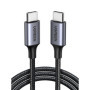 UGREEN Câble USB-C vers USB-C 60W Charge Rapide Nylon Tressé 3M