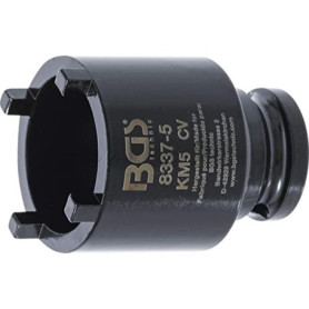 Douille à Ergots BGS 8337-5 pour Écrous KM5 - Outil de Serrage et Desserrage