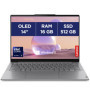 Lenovo Yoga Slim 7 - Ordinateur Portable 14'' WUXGA OLED, Intel Core Ultra 5, 16Go RAM, 512Go SSD