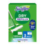 Swiffer Kit de Lingettes Attrape-Poussière - 120 Sèches et 3 Humides