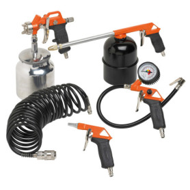 Kit d'Accessoires pour Compresseur BLACK+DECKER - 6 Outils Pneumatiques