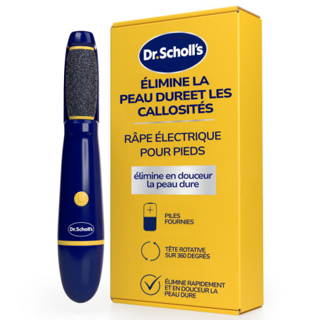 Râpe Électrique Dr. Scholl's pour Pieds Doux et Lisses