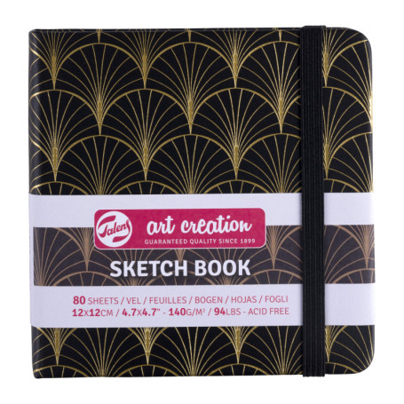 Carnet de croquis Talens Art Creation 12x12cm - 80 Feuilles 140g/m²