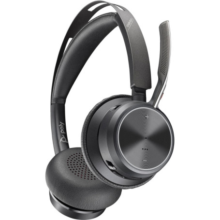 Casque Poly Voyager Focus 2 avec Réduction de Bruit Active - Bluetooth USB-C