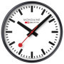 Horloge Murale Mondaine Design Suisse - 25 cm, Silencieuse et Élégante