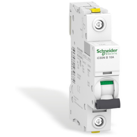 Disjoncteur Schneider iC60N 1P 10A B - Sécurité Électrique