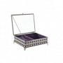 Boîte à bijoux DKD Home Decor Verre Métal (24 x 18 x 7 cm) 73,99 €