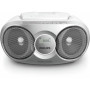 Philips AZ215S - Lecteur CD Portable Argent avec Radio FM et Entrée Aux