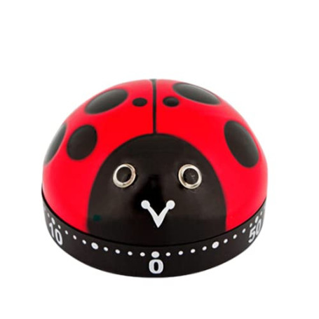 Minuteur Coccinelle Pylones - Ustensile de Cuisine Pratique