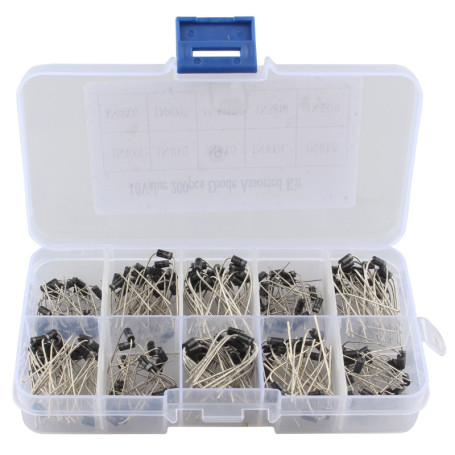 Kit de 200 Diodes Assorties HALJIA - 10 Valeurs Différentes