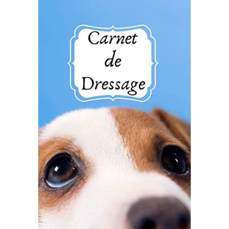Carnet de Dressage pour Chien et Chiot - Suivi de l'Apprentissage Canin