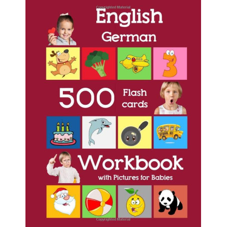 Coffret de 500 Flashcards Bilingues Anglais-Allemand pour Enfants