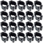 HNJKJEU Clips de Stockage pour Queues de Billard - 30 Pièces en Plastique Noir