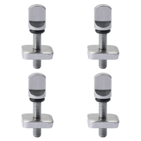 Lot de 4 vis d'aileron en acier inoxydable pour planches de surf