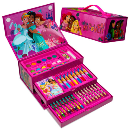 Coffret de Dessin Disney pour Enfants - 40 Pièces de Coloriage et Peinture