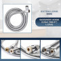 Flexible de Douche 2,5m en Acier Inoxydable Antitorsion
