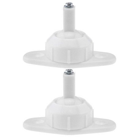 Supports Pivotants à 360° pour Détecteurs Muraux - Lot de 2
