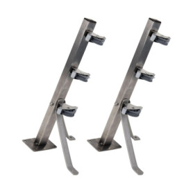 Étendoir Mural Fixe Cofan en Acier Inoxydable avec 3 Poulies