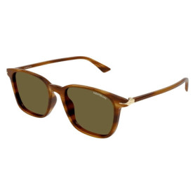 Lunettes de soleil Montblanc MB0338S en Acétate Recyclé pour Homme - Multicolore