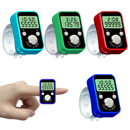 Golgner Compteur de Doigts Numérique - Lot de 4 avec Affichage LED