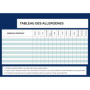 Tableau des Allergènes A4 Plastifié - Affichage Obligatoire pour Restauration