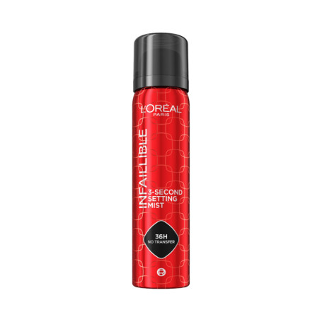 L'Oréal Paris Infaillible Brume Fixatrice 3 Secondes - Spray Maquillage Longue Durée 75 ml