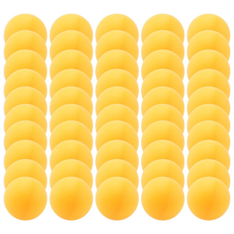 Lot de 50 balles de tennis de table AWAOVV - 40 mm - Couleurs aléatoires