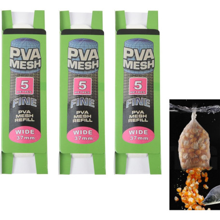 Kafei Lot de 3 Recharges PVA Solubles pour Pêche - 37 mm