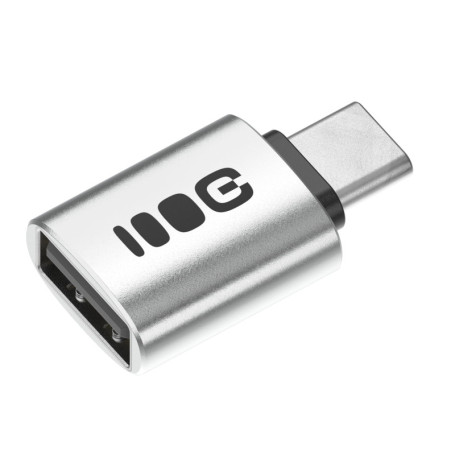 Adaptateur USB-C vers USB-A Green Cell en Aluminium - Charge Rapide et Transfert de Données