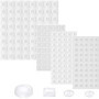 Tampons de Protection Autocollants Uni-Fine - 4 Tailles Transparentes