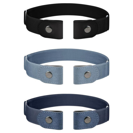 Ensemble de 3 Ceintures Élastiques Ajustables TRKETK - Confort et Style