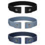 Ensemble de 3 Ceintures Élastiques Ajustables TRKETK - Confort et Style