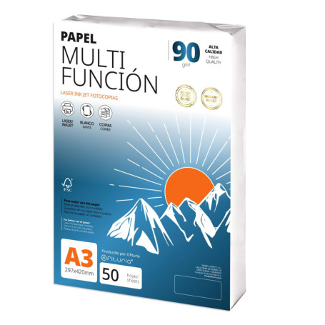 Papier A3 Multifonction 90g - 50 Feuilles pour Imprimante et Projets Créatifs