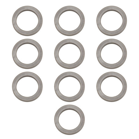 EMSea Lot de 10 Bagues en Acier Inoxydable pour Disques de Coupe et Meulage