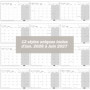 Calendrier Mural Familial 2026-2027 A4 - Planificateur Mensuel 18 Mois